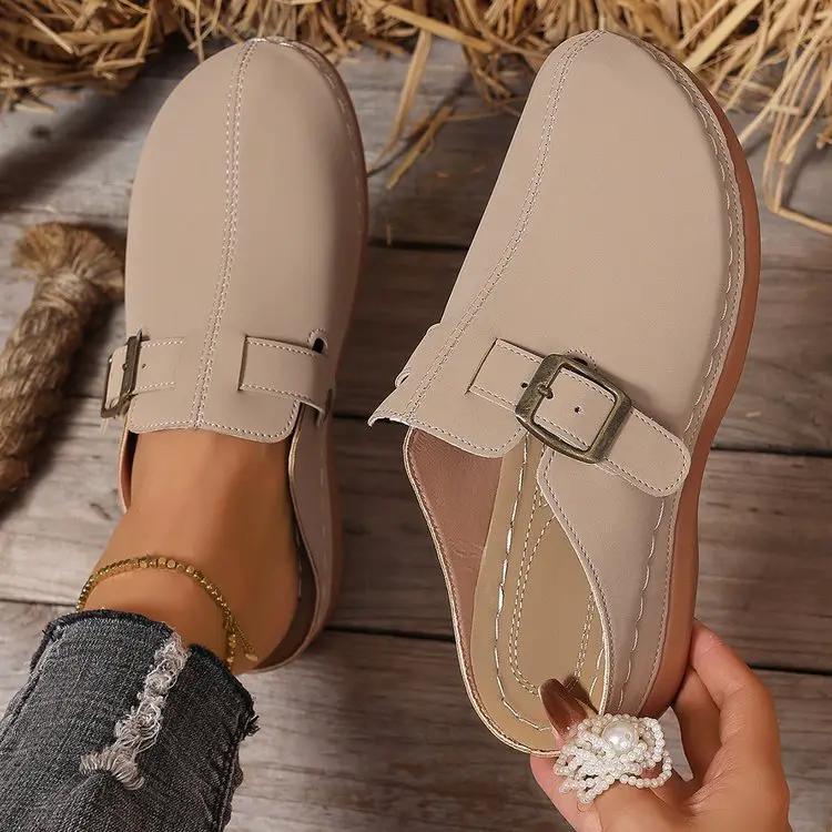 Lightweight Outdoor Casual Wedge Closed Toe Slippers For Women by Dropshipman