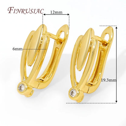 18K Gold Plated,Anti-Allergy Earring Hook Clasps,Supplies For Jewelry,Fasteners Earwires,Earrings Fixtures Accessories by All Mart Bristol Ltd