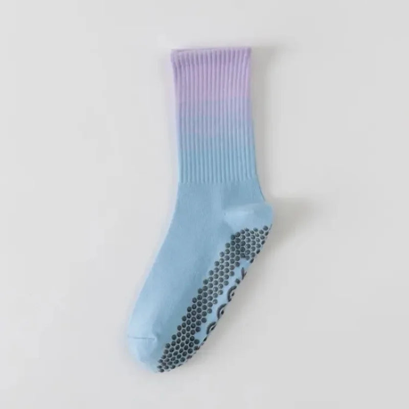 Dreamlikelin 1 Pair Women's Mid-Calf Yoga Socks, Professional Fitness & Pilates Socks Silicone Anti-Slip Grip Breathable Socks by All Mart Bristol Ltd