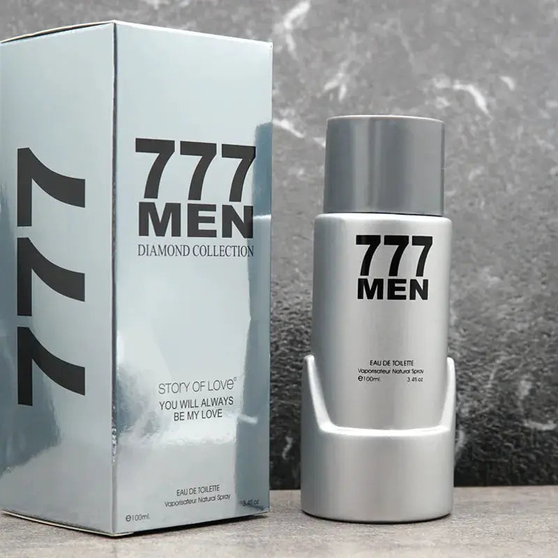 Premium Men's Cologne 100ml Lasting Oud Cedarwood Eau De Toilette Radiating Charm Fresh Refreshing 777 Business Men's Fragrance by All Mart Bristol Ltd