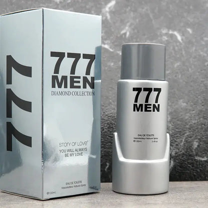 Premium Men's Cologne 100ml Lasting Oud Cedarwood Eau De Toilette Radiating Charm Fresh Refreshing 777 Business Men's Fragrance by All Mart Bristol Ltd