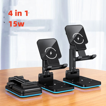 Mobile Phone Holder Desktop Wireless Charging by Dropshipman