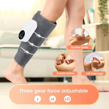 Wireless 360° Air Pressure Calf Massager 3 Level Hot Compress Airbag Compression Massage Leg Muscle Foot Relax Blood Circulation by All Mart Bristol Ltd