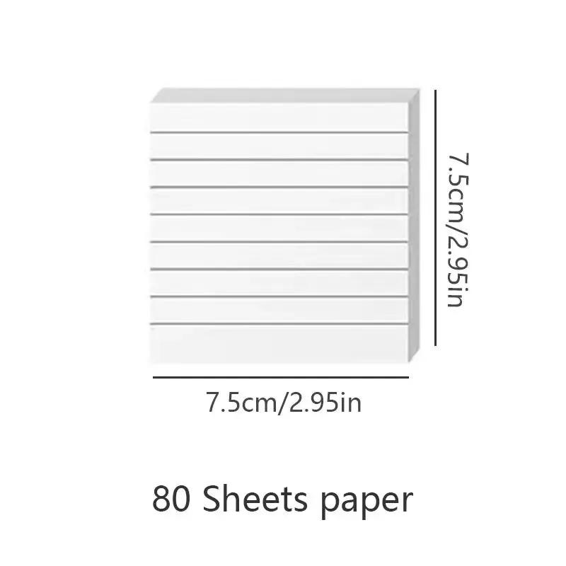 Basic Sticky Notes Stationery Notepad Post Bookmark Sticky Notes It Kawaii Stickers in Notebook Memo Pad Cute Korean Stationery by All Mart Bristol Ltd