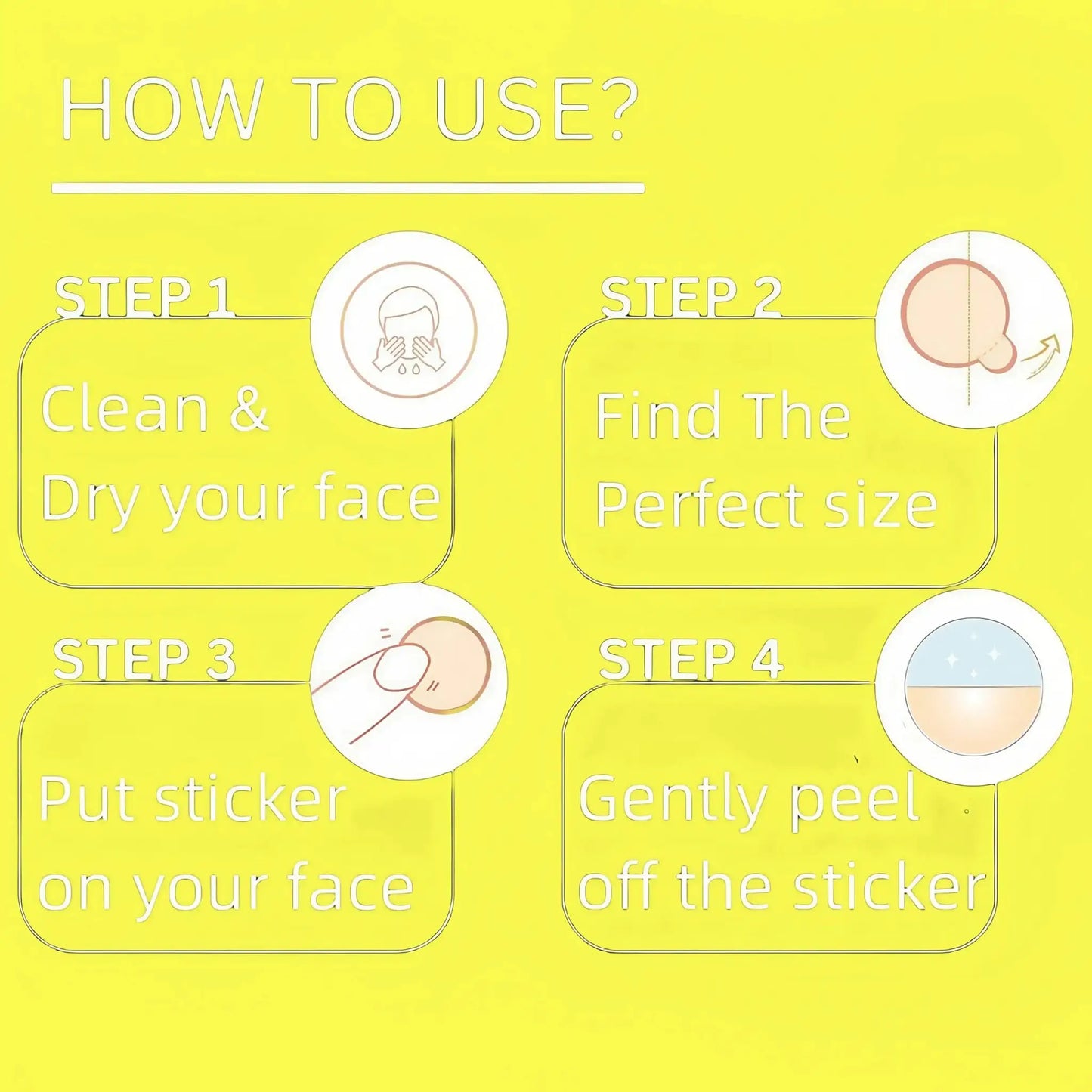 Star Acne Patches 240/480/720 Pieces, High-Quality Emergency Kit, Invisible Hydrogel Absorbs Pus Quickly, Reduces Swelling, Cute by All Mart Bristol Ltd