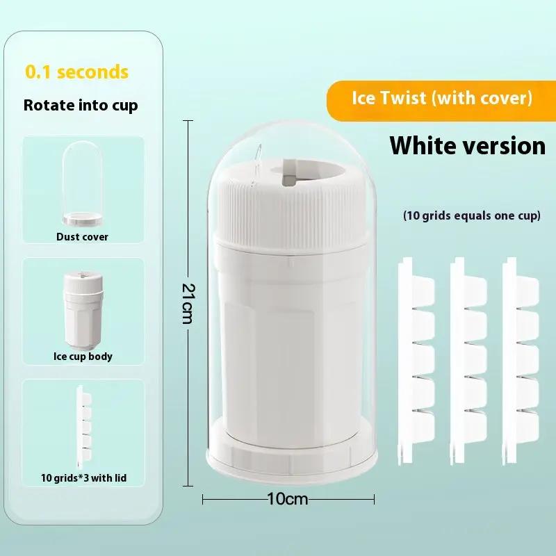 Twisting Ice Cup Rotating Release Ice Cube Trays Rotation With Cover Ice Block Mold For Freezer Home Refrigerator Storage by Dropshipman