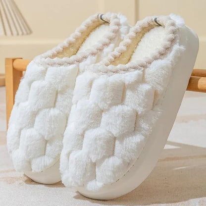 Women's Indoor Non-slip Thick Bottom And Warm Keeping Cotton Slippers by Dropshipman