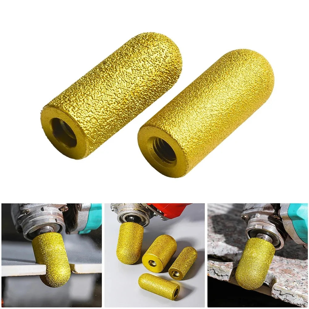 M10 Diamond Brazed Backwater Grinding Wheel Finger Bit Milling Cutter Trimming Abrasive Round Head for Dressing Quartz Stone by All Mart Bristol Ltd