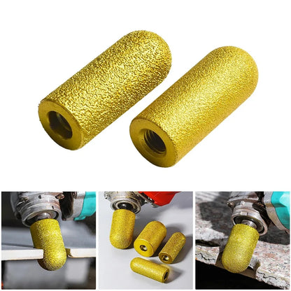 M10 Diamond Brazed Backwater Grinding Wheel Finger Bit Milling Cutter Trimming Abrasive Round Head for Dressing Quartz Stone by All Mart Bristol Ltd
