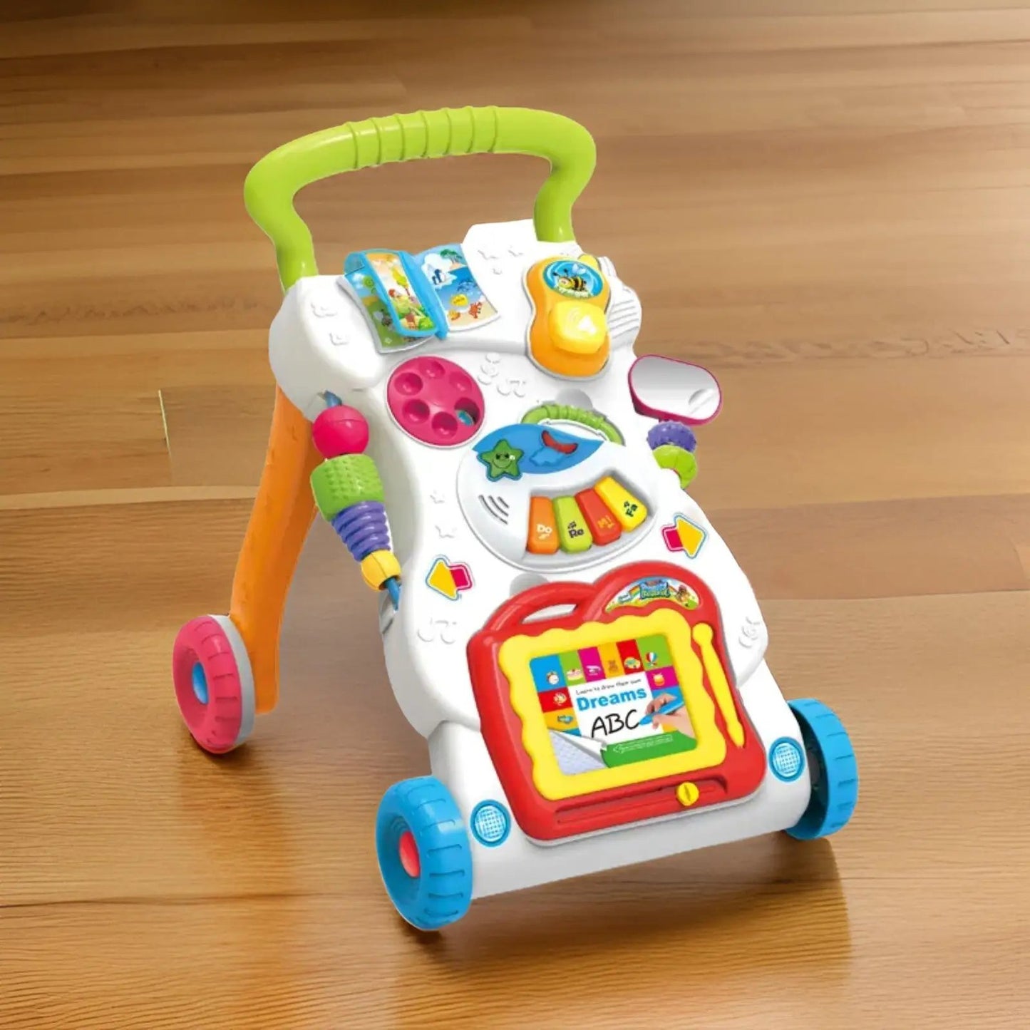 Push along Baby Walker with Wheels Multifunctiona by All Mart Bristol Ltd