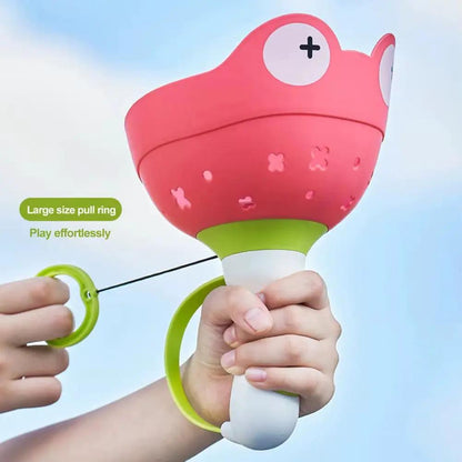 Flying Saucer Disc Launcher Kids Flying Toys Pull String UFO Throw Catch Outdoor Sport Propeller Children Toys Gift for Boy Girl by All Mart Bristol Ltd