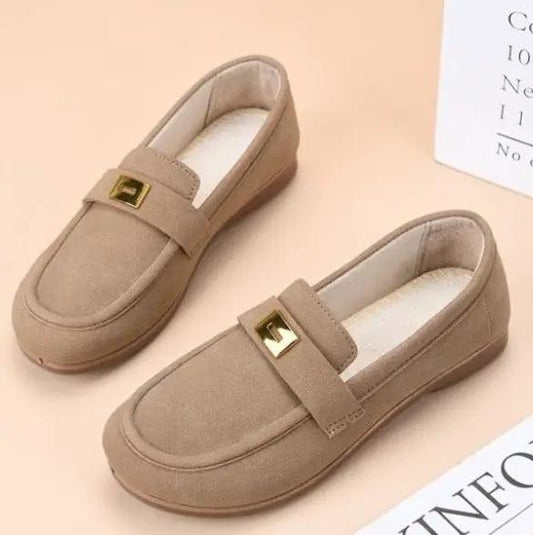 Springautumn Slip On Soft Soled Non Slip Flats by Dropshipman