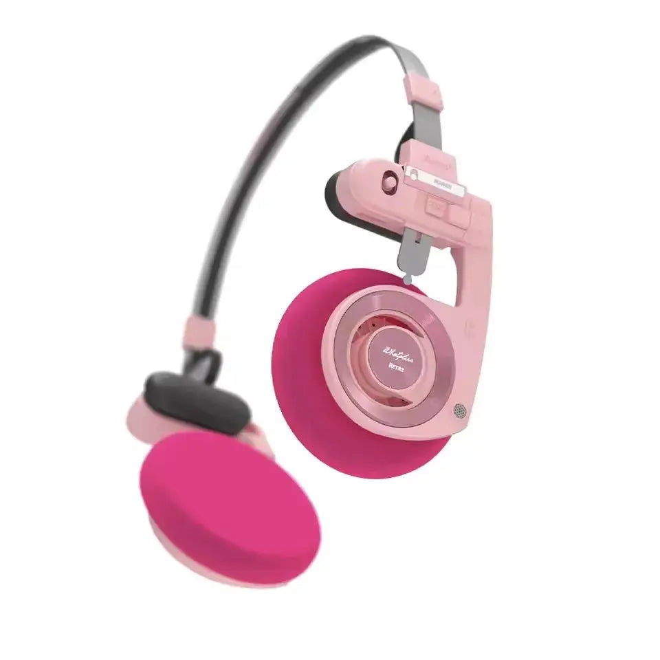 2026 WhatPlus RETRO R3 Bluetooth Earphones Headworn Wireless Portable Small Classic Fashion Headset 40mm Dynamic-unit Headphones by All Mart Bristol Ltd