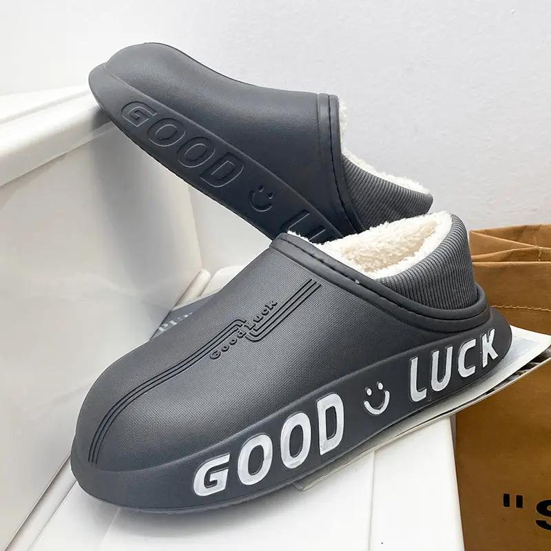 Fashionable Non-slip Lightweight Thermal Slippers by Dropshipman