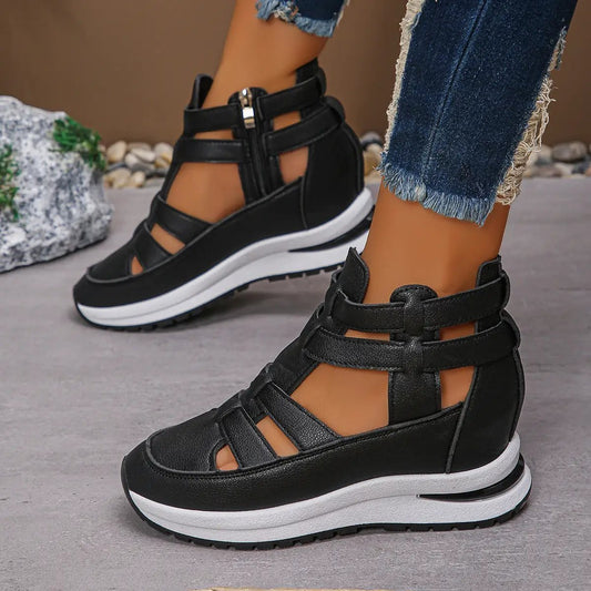 Women's Close-toed Hollow-out Sandals Summer Fashion Platform Shoes by Dropshipman