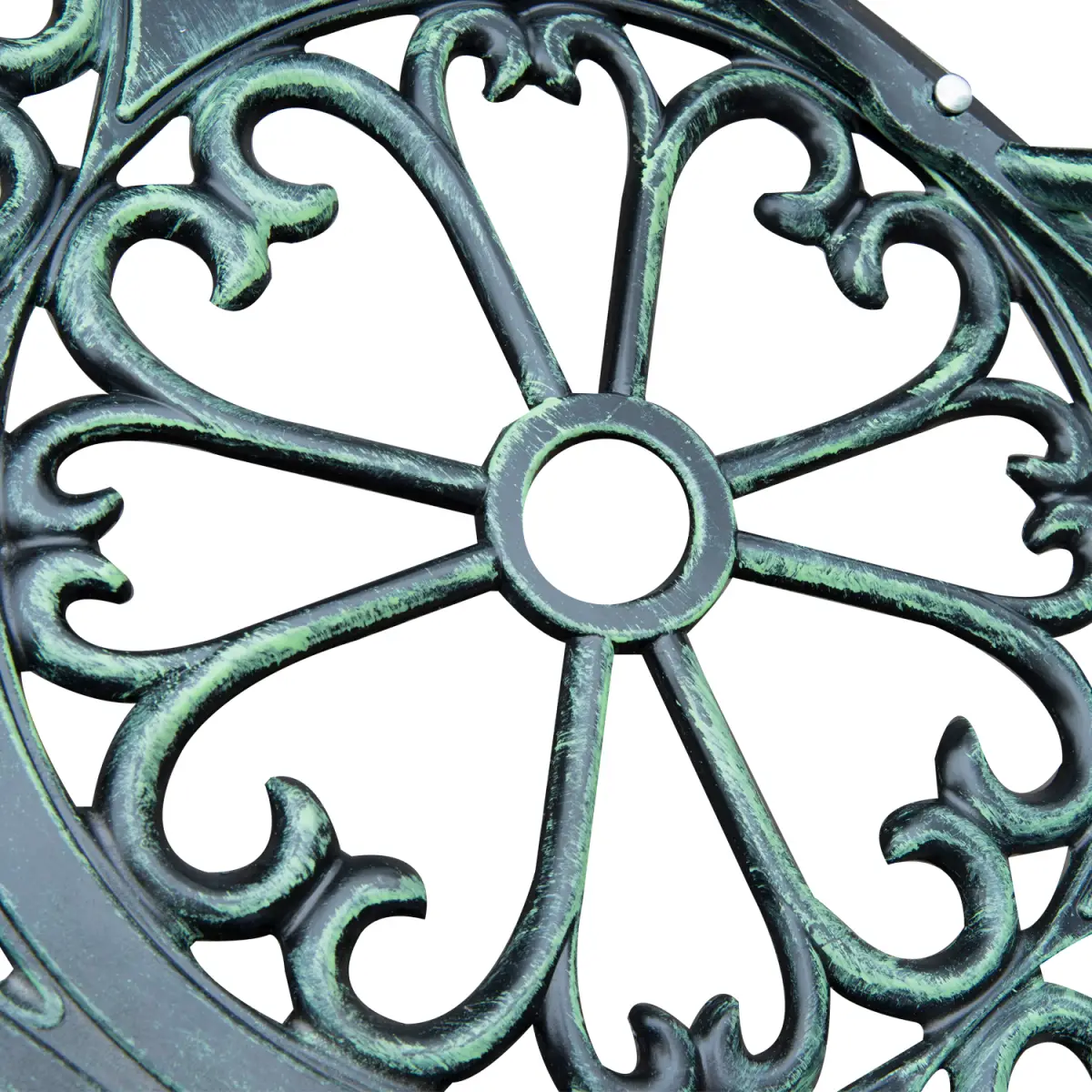 Cast Aluminum Garden Bench Patio Chair by Outsunny