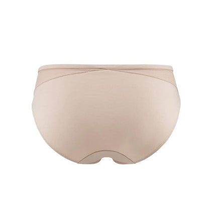 Hope - Silk & Organic Cotton Brief in Skin Tone Colours by Juliemay Lingerie