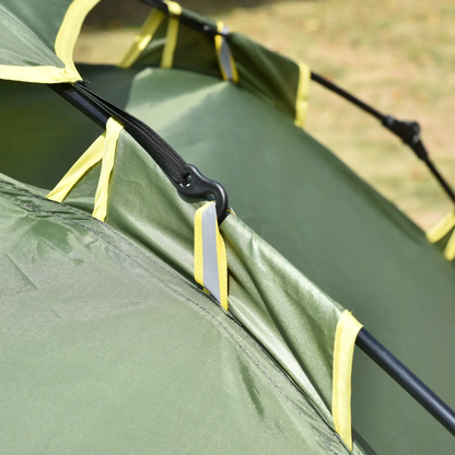 2 Man Pop Up Tent Camping Festival Hiking Family Travel Shelter Outsunny by Unbranded