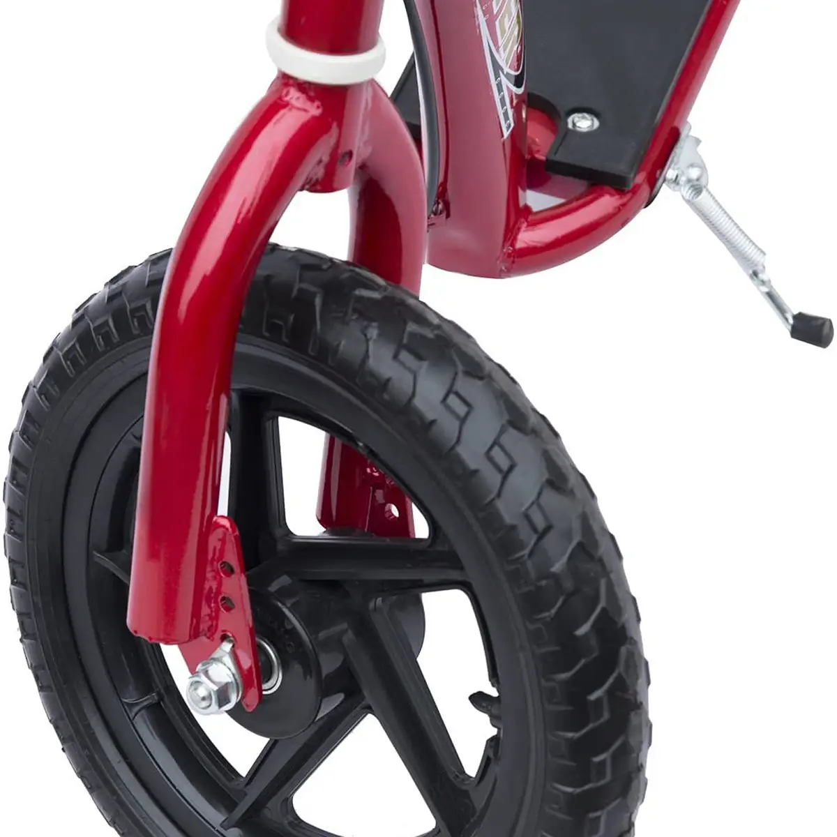 Push Scooter Teen Kids Stunt Bike Ride On with 12" EVA Tyres, Red HOMCOM by Unbranded