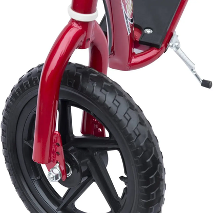 Push Scooter Teen Kids Stunt Bike Ride On with 12" EVA Tyres, Red HOMCOM by Unbranded