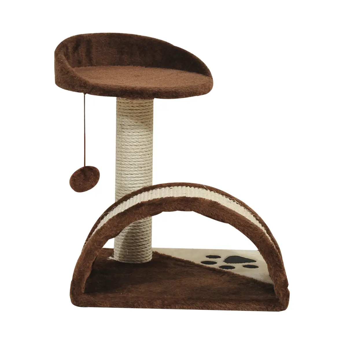 Cat Tree Kitten Scratching Scratcher Cosy Sisal Home Play Rest Activity Exercise by Pawhut