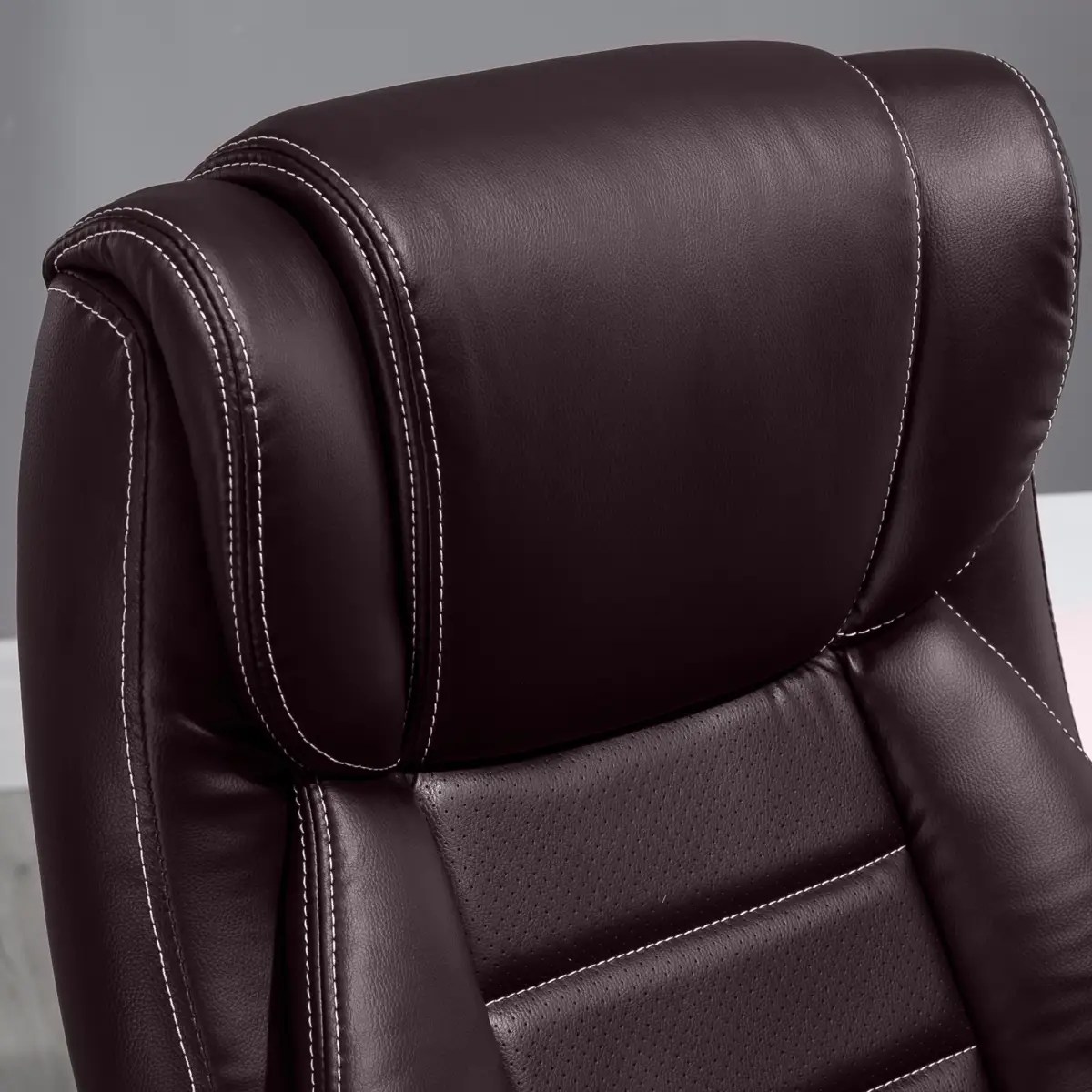 High Back 6 Points Vibration Massage Executive Office Chair, Brown Vinsetto by Unbranded