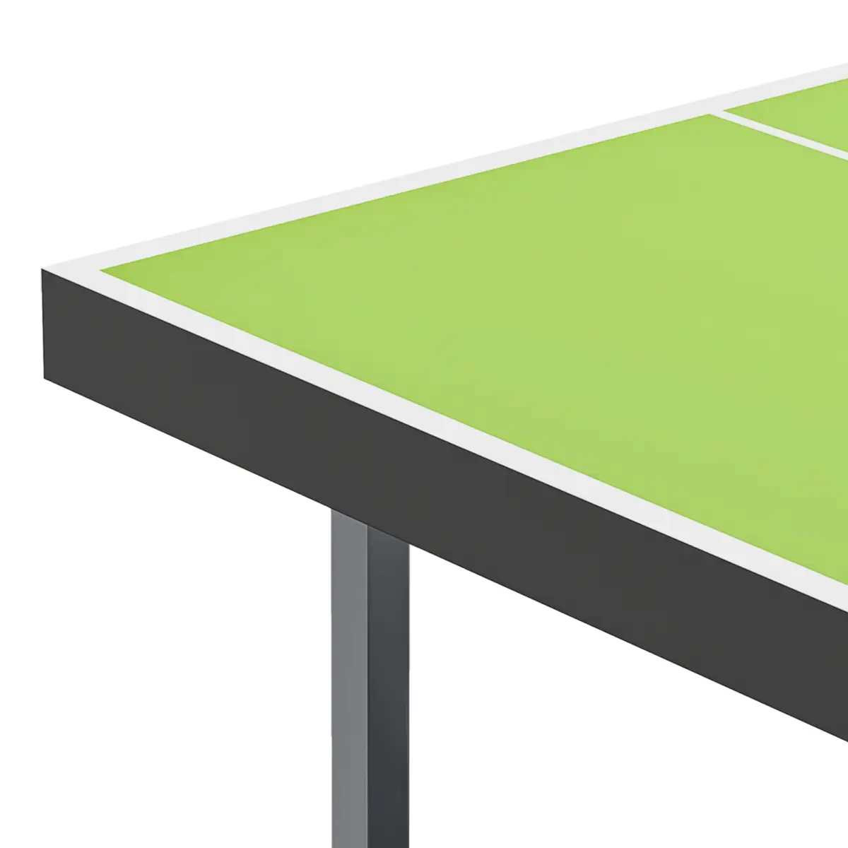 Tennis Table Ping Pong Foldable with Net Game Steel 182cm Indoor, Green HOMCOM by Unbranded