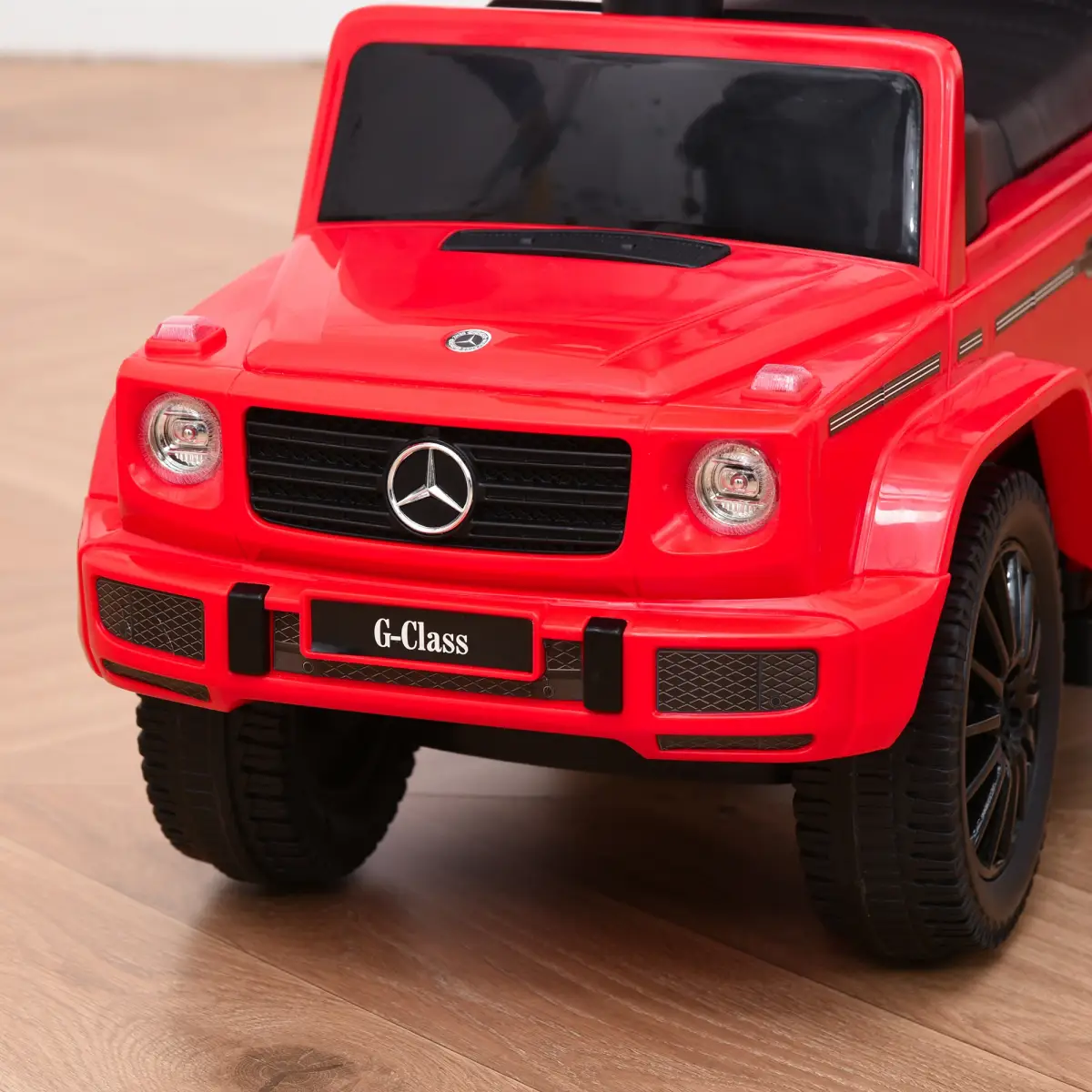 Benz G350 Ride-on Sliding Car Floor Slider Stroller Kids Vehicle, Red HOMCOM by Unbranded