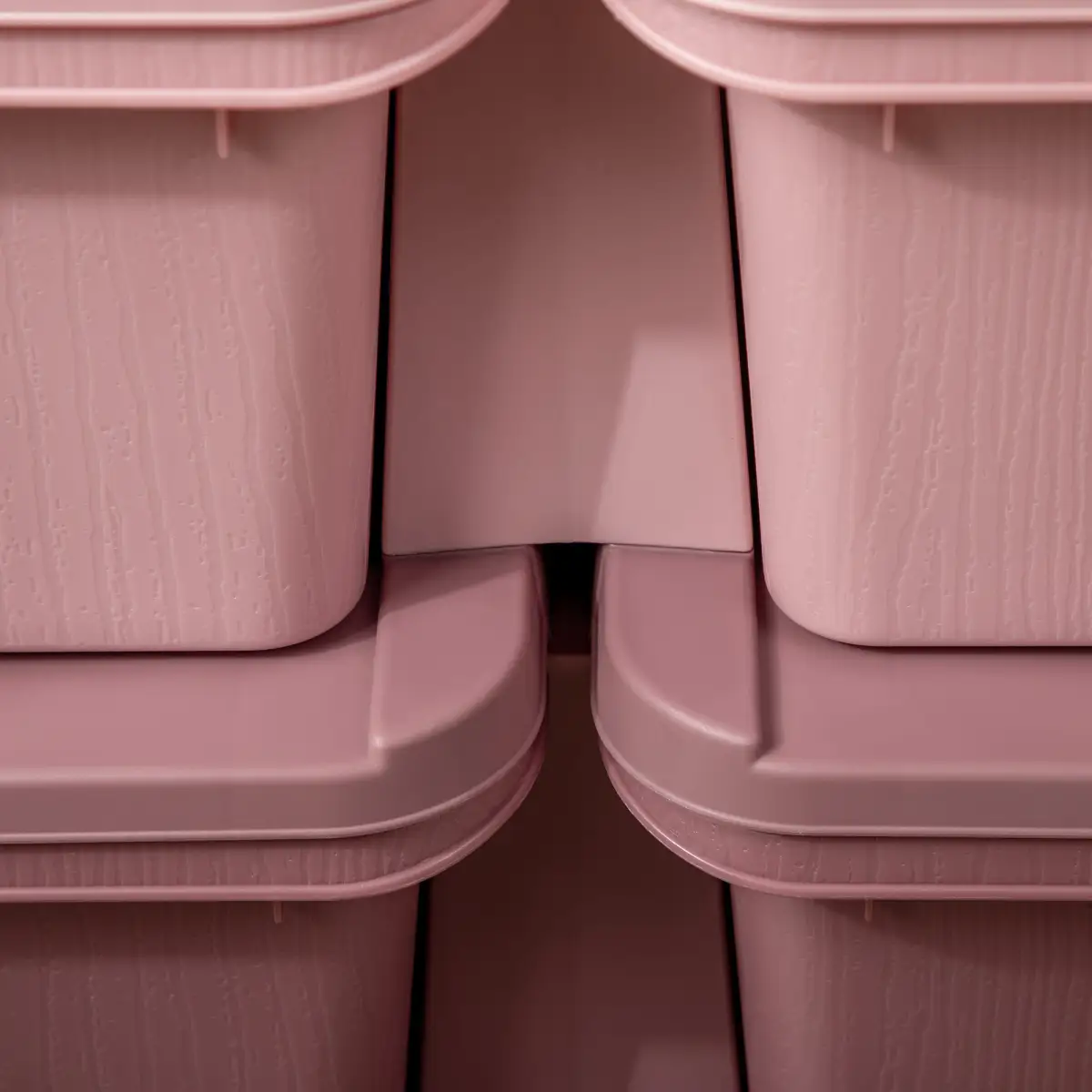 Kids Storage Unit Toy Box Vertical Dresser with Six Drawers - Pink HOMCOM by Unbranded