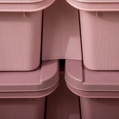 Kids Storage Unit Toy Box Vertical Dresser with Six Drawers - Pink HOMCOM by Unbranded