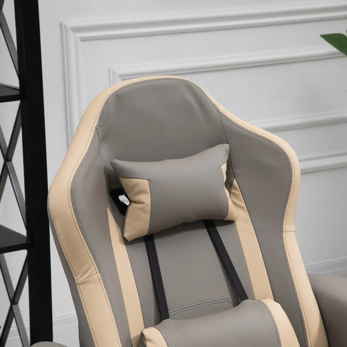 Manual Recliner Armchair PU Sofa Chair w/ Adjustable Leg Rest & 135� Reclining by HOMCOM