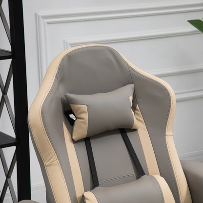 Manual Recliner Armchair PU Sofa Chair w/ Adjustable Leg Rest & 135� Reclining by HOMCOM