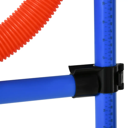 Pet Agility Set Training Play Kit Dog Jump Hoop Poles Tunnel Obedience Equipment by Pawhut