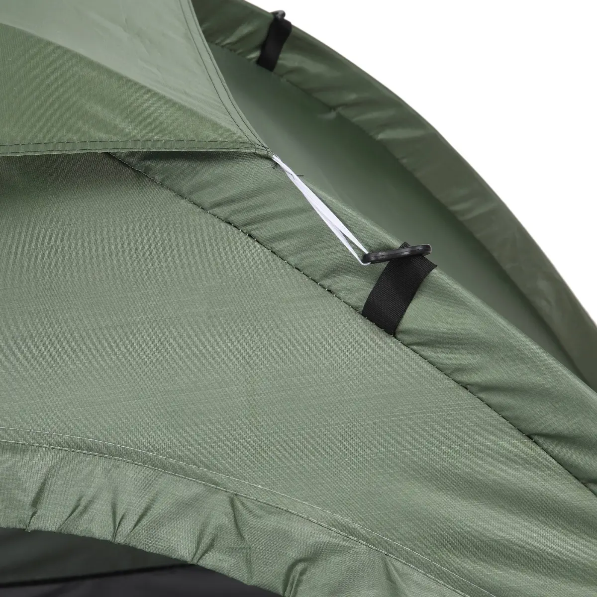 Outsunny Camping Tent for 2 Person Dome Tent w/ Storage Pocket Dark Green by Outsunny