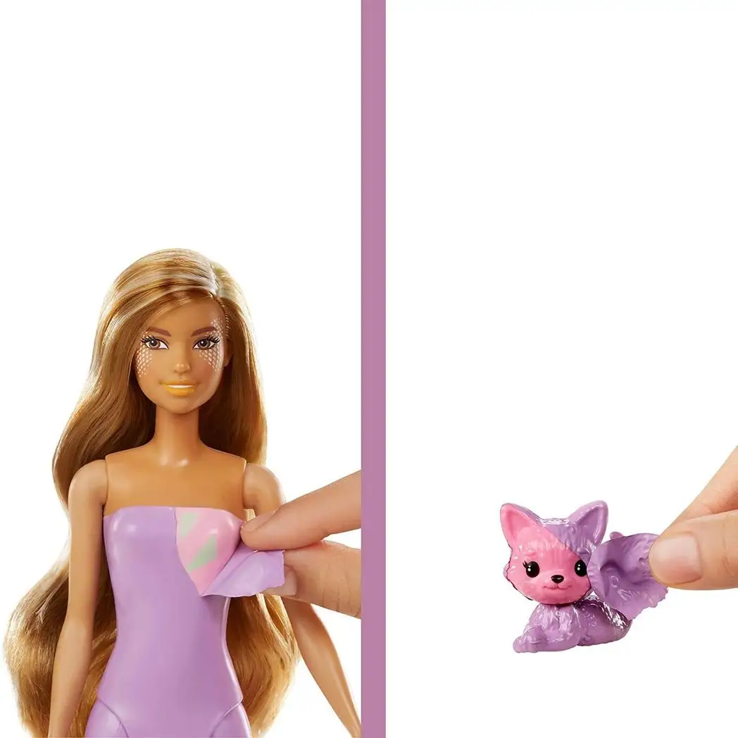 Barbie Doll Colour Reveal Peel Mermaid 25 Accessories Toy Gift For KIds GXV93 by Barbie