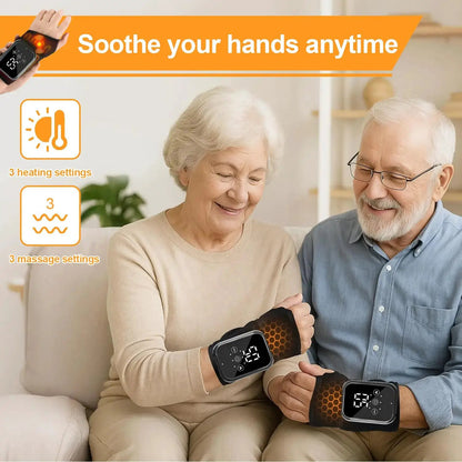 Heated Wrist Massager,Rechargeable Cordless Wrist Massager, Wireless Wrist Heating Pad with 3 Heating & Vibration Modes,Wrist Massager for Wrist Pain Relief,Christmas Gifts for Women Men by All Mart Bristol Ltd