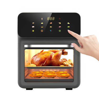 10L Large Capacity Visible Electric Air Fryer Convection Oven by All Mart Bristol Ltd