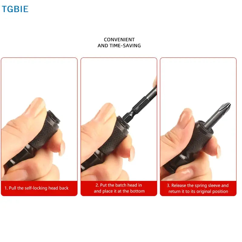 [TL]【TL】Impact Screwdriver Bit Holders,1/2-Inch Square Drive To 1/4-Inch Quick Release Hex Socket Adapter With Screwdriver Bits by All Mart Bristol Ltd