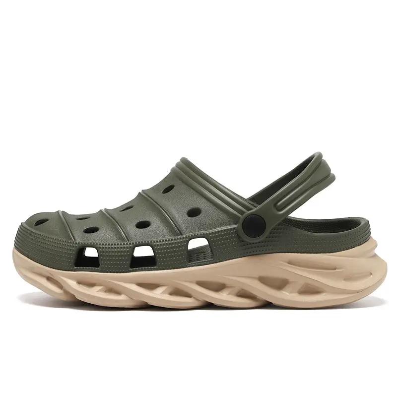 Hole Sandals Men's Non-slip Closed Toe Lightweight by Dropshipman