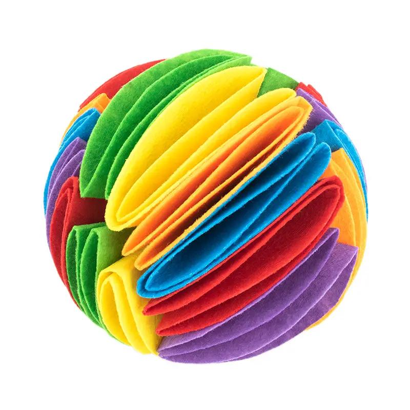 Foldable Dog Snuffle Ball Dog Training Toys Increase IQ Pet Cat Training Games Feeding Intelligence Toy by Dropshipman