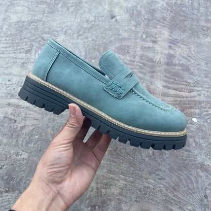 Leather Plus Size Casual Women's Shoes by Dropshipman