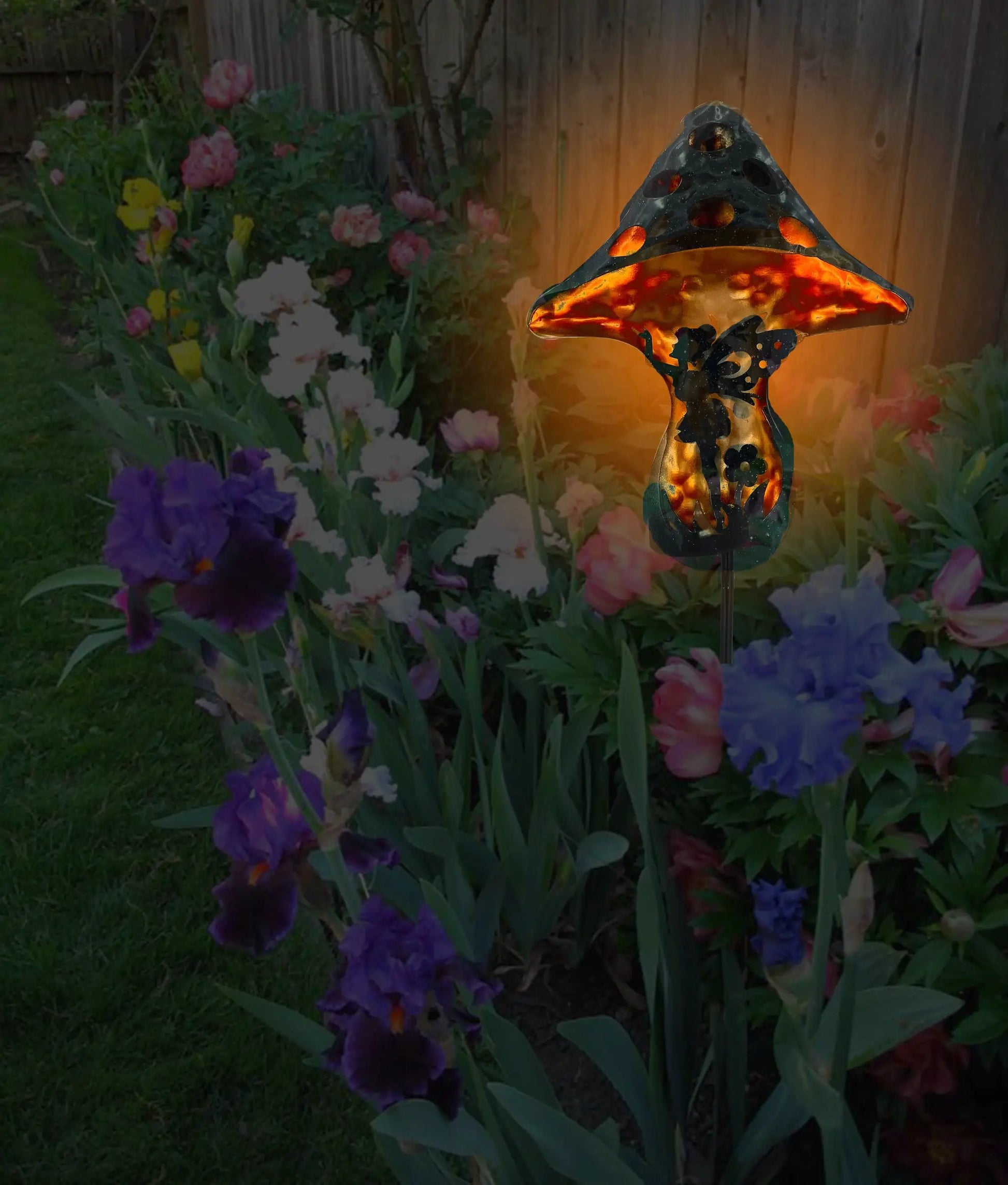 Solar Fairy in a Mushroom by Avilo
