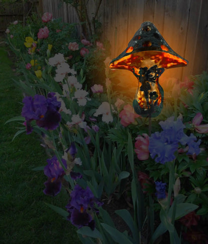 Solar Fairy in a Mushroom by Avilo