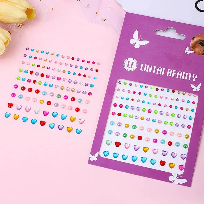 Hot Selling Face Gems Stickers Self Adhesive Waterproof Teardrop Rhinestones for Party Makeup Nail Art Beauty Supplies by All Mart Bristol Ltd