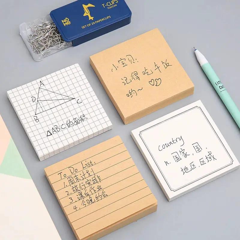 Basic Sticky Notes Stationery Notepad Post Bookmark Sticky Notes It Kawaii Stickers in Notebook Memo Pad Cute Korean Stationery by All Mart Bristol Ltd