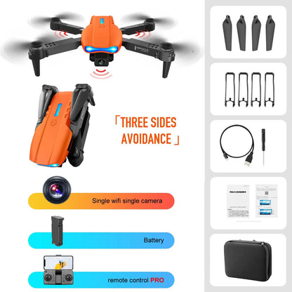 4K Dual Camera Remote Control Three-sided Obstacle Avoidance Drone by Dropshipman