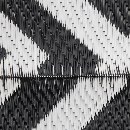 121x182cm Reversible Outdoor Rug Portable Plastic Straw RV Outsunny by Unbranded