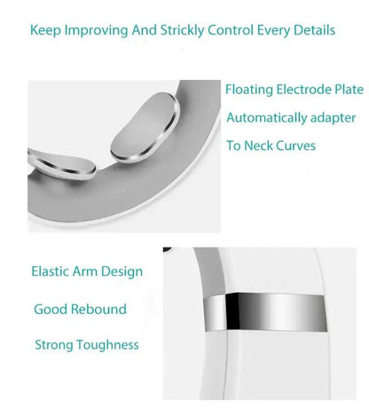 Cervical Massager Protable Mini Neck Shoulder Massager Deep Massage Neck Warm Pressing Neck Pressing Care by All Mart Bristol Ltd