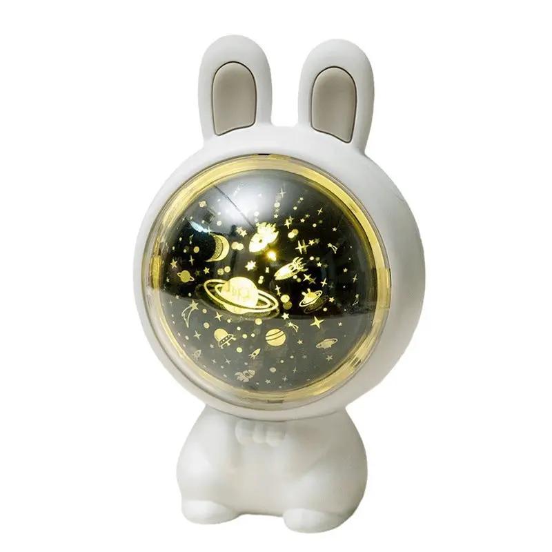Creative Rabbit Star Light Projector Lamp Children Home Decor by Dropshipman