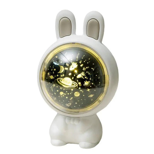 Creative Rabbit Star Light Projector Lamp Children Home Decor by Dropshipman